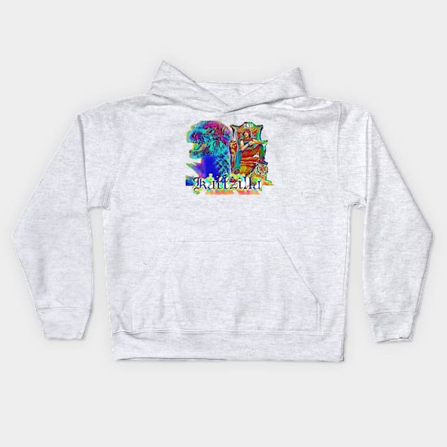 Kattzilla Kids Hoodie by Kay beany